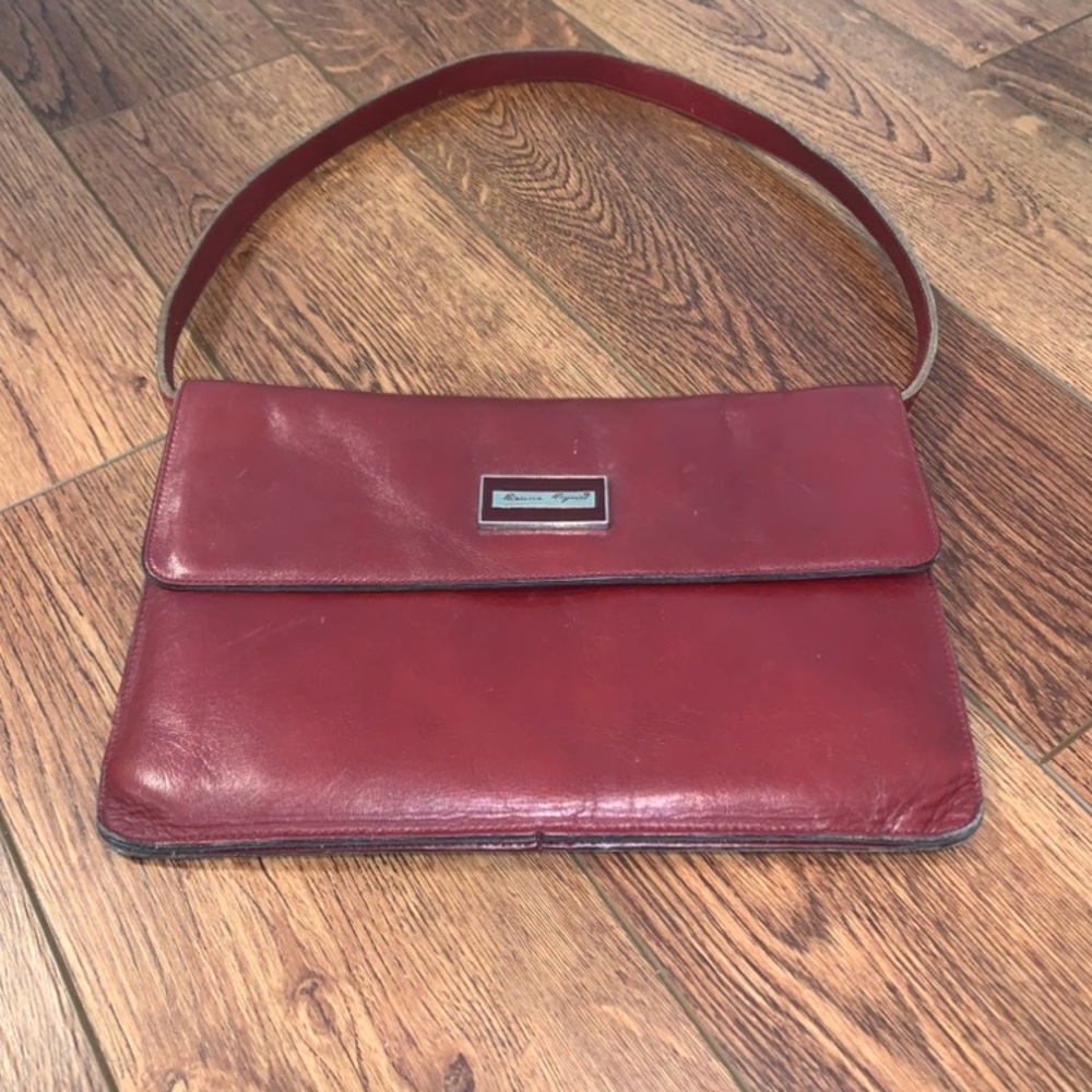 Vintage Etienne Aigner Leather Satchel Type Handbag